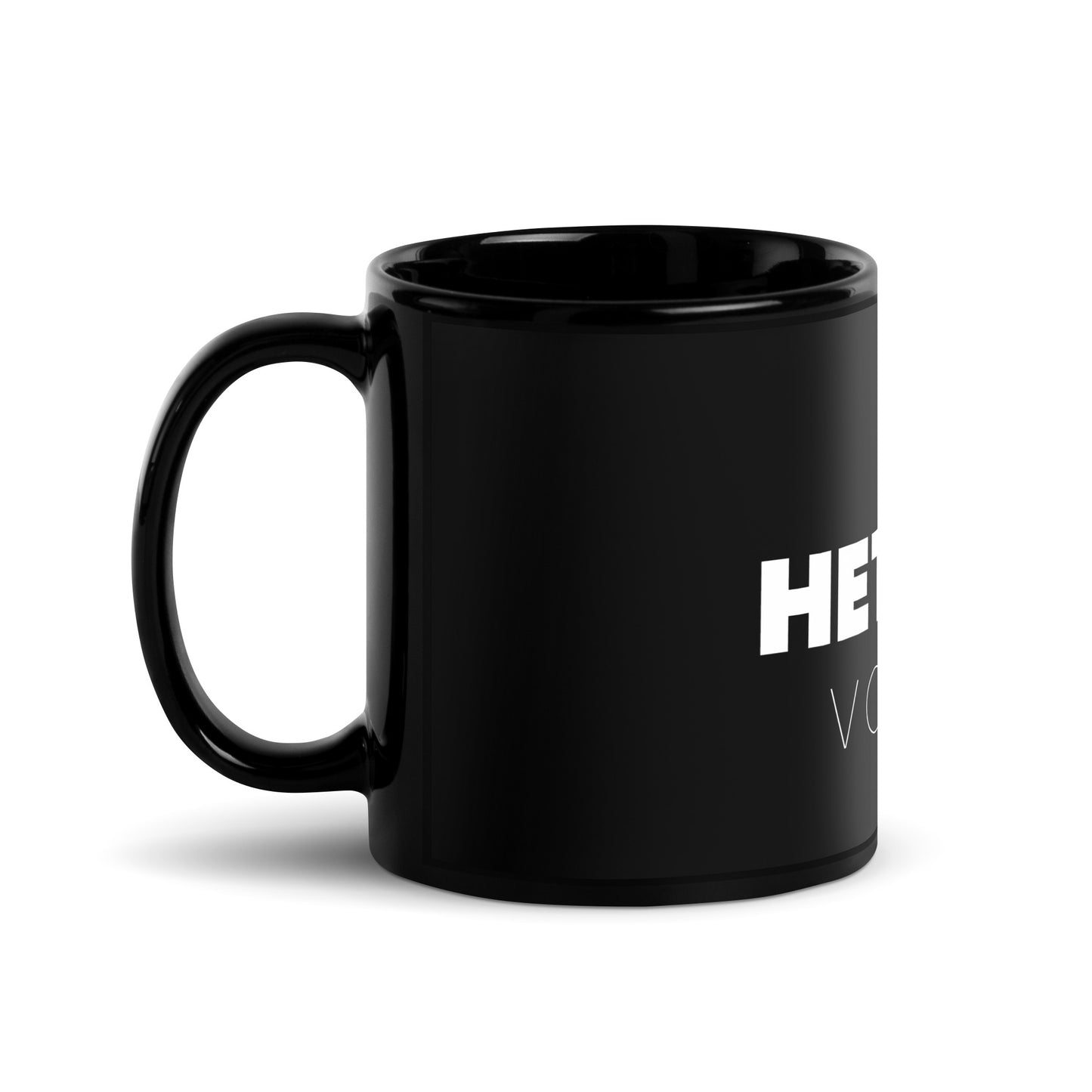 Black Glossy Mug