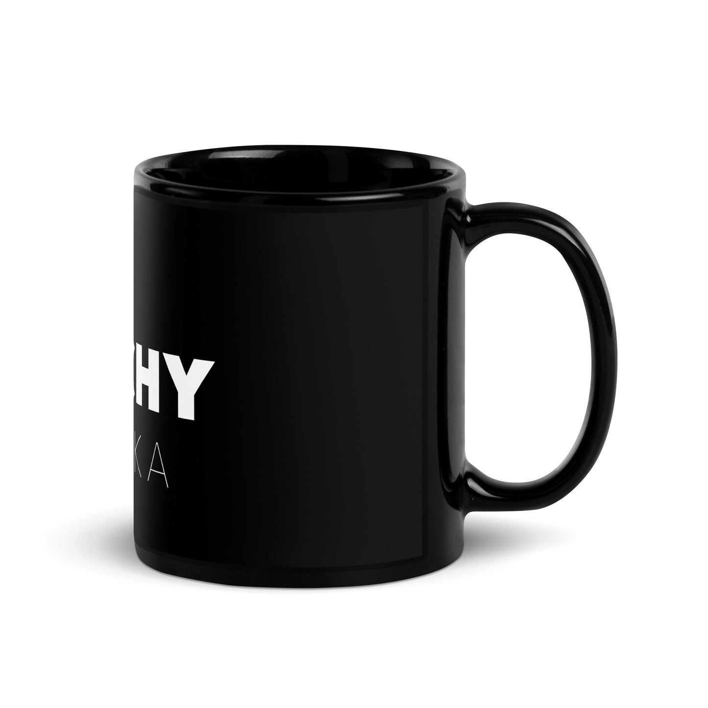 Black Glossy Mug